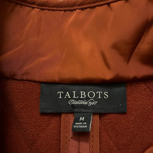 Talbots Rust Quilted Vest - Picture 7 of 7